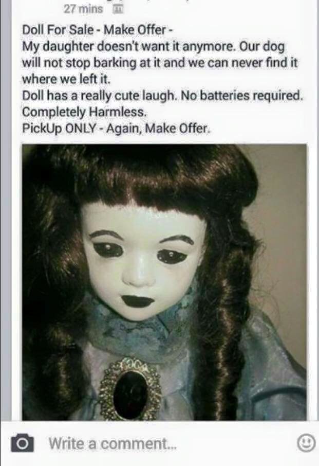 Doll for best sale sale make offer